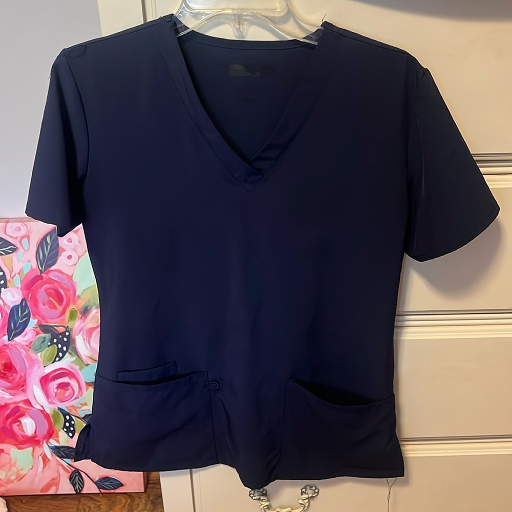 Navy scrub top!